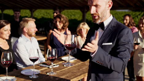 wine tasting outdoor party