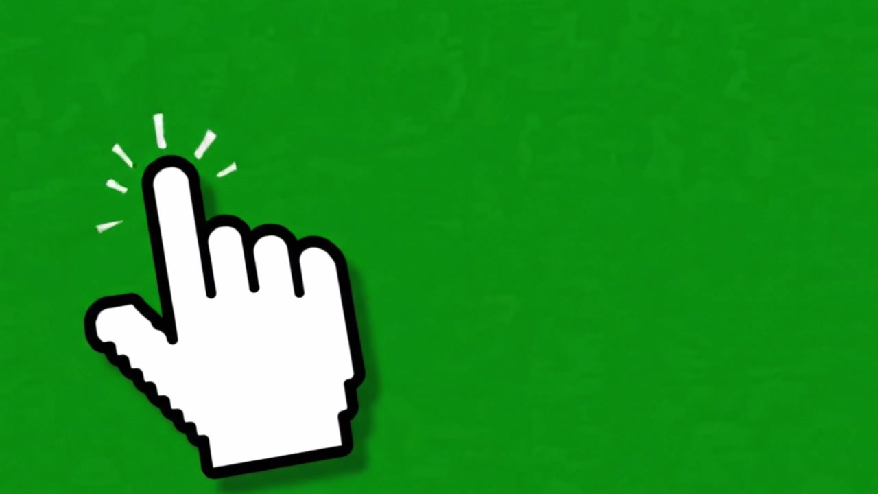 Engaging Interactive Tutorial with a Focus on Visual Elements, Showcasing a Green Background and Attention-Catching Cursor for User Engagement