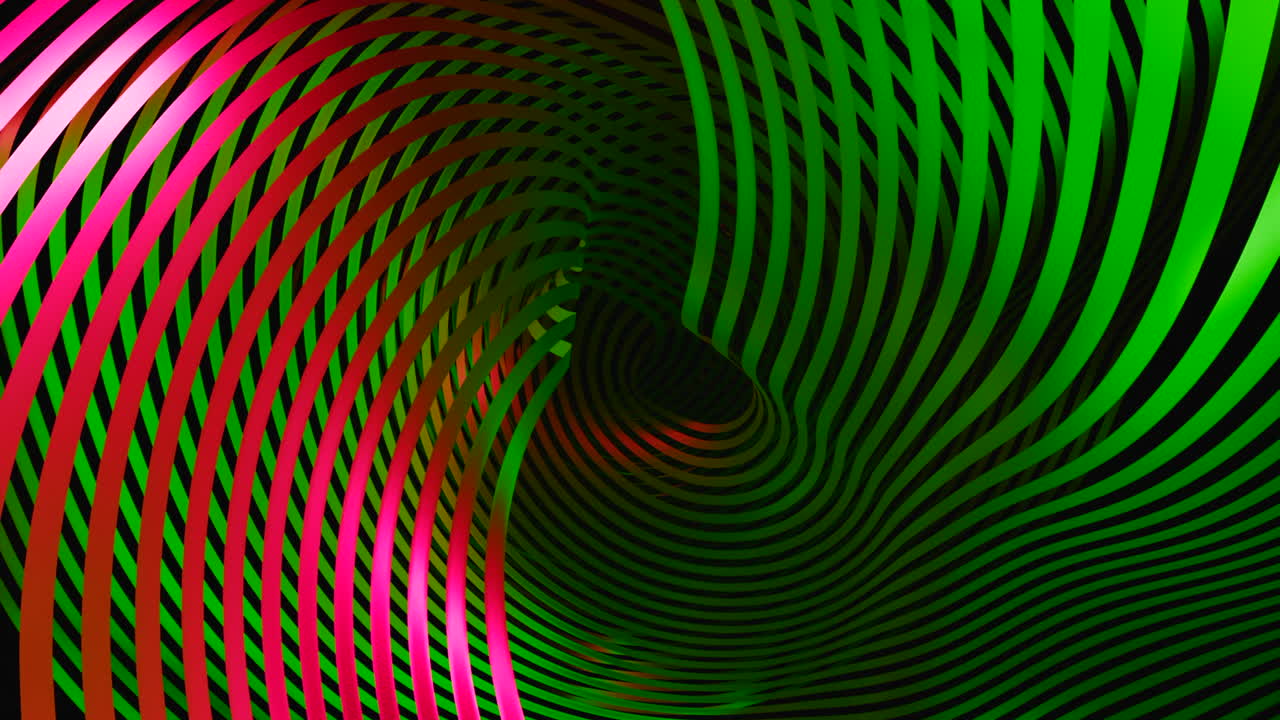 espiral roja y verde abstracta