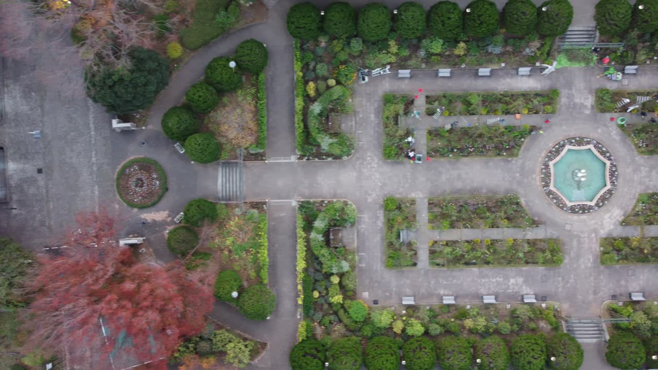 вид с воздуха на линию горизонта в мотомачи, иокогама