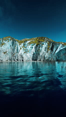 serene coastal cliffs and calm ocean waters