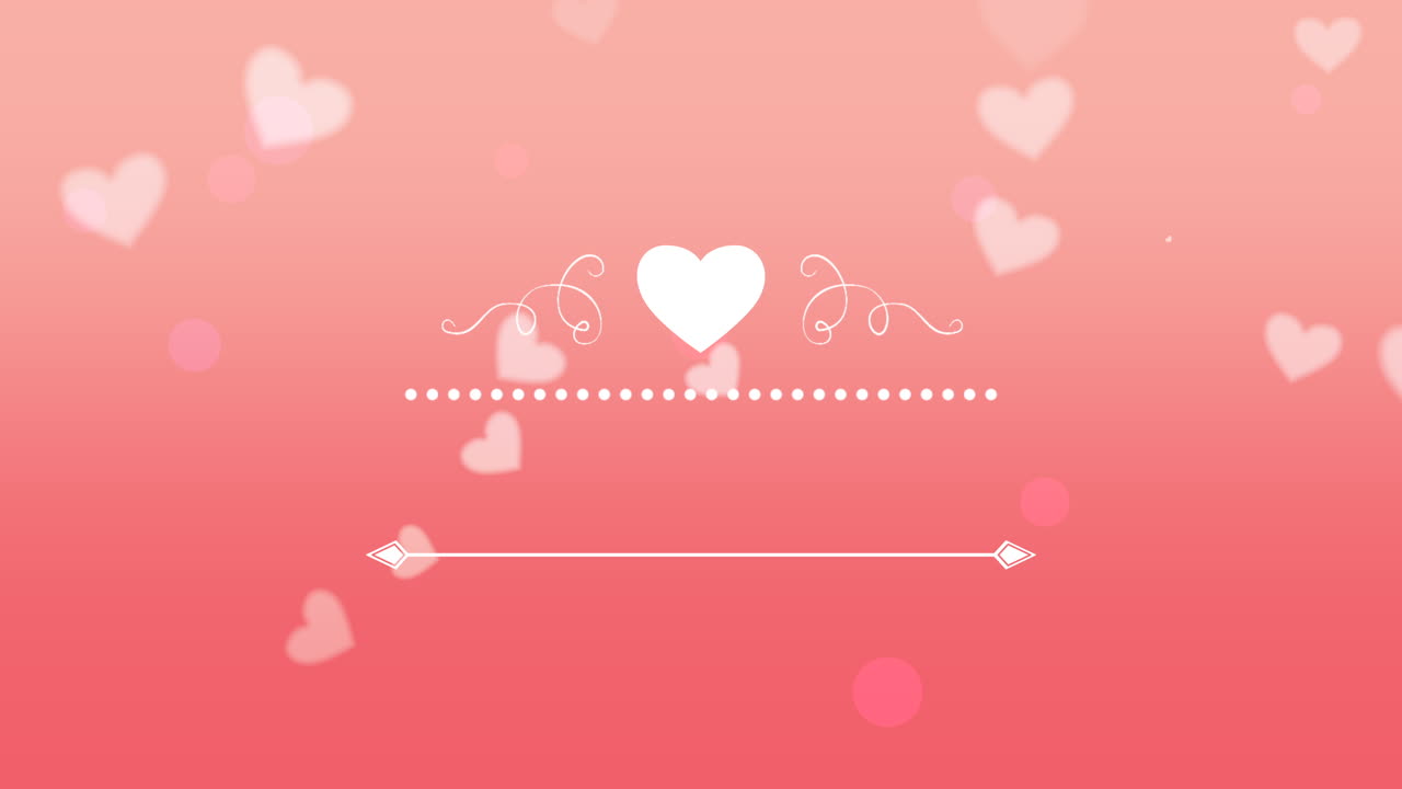 빨간색 경사에 화살표가 있는 하 ⁇ 색 심장이 날아다니고 있습니다.