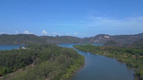 Manglares-Río-Vista-Exuberante-Vegetación-Cielo-Nublado