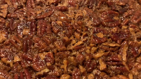 Close-Up-Tilt-of-a-Homemade-Pecan-Pie