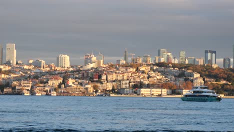 istanbul cityscape on a cloudy day