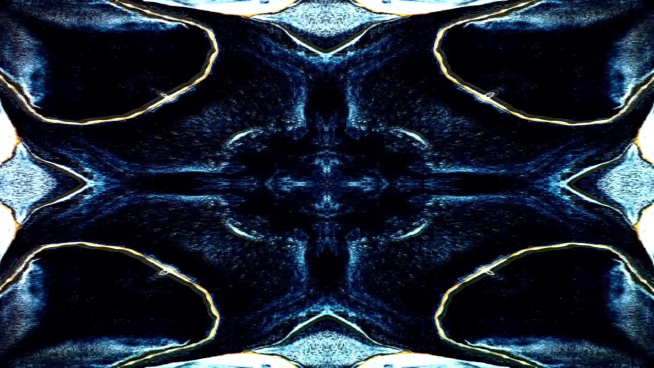 único colorido caleidoscopio patrón de mármol fractal fondo de movimiento.