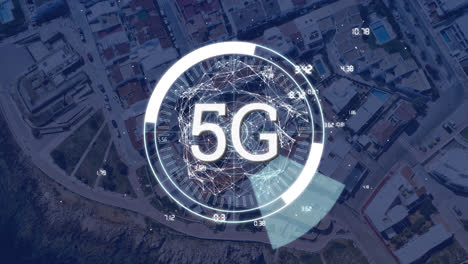 5g mostrado en un círculo