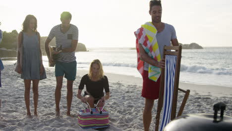 friends having a picnic