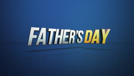 Shimmering-sign-celebrate-Father's-Day-in-vibrant-yellow-and-blue