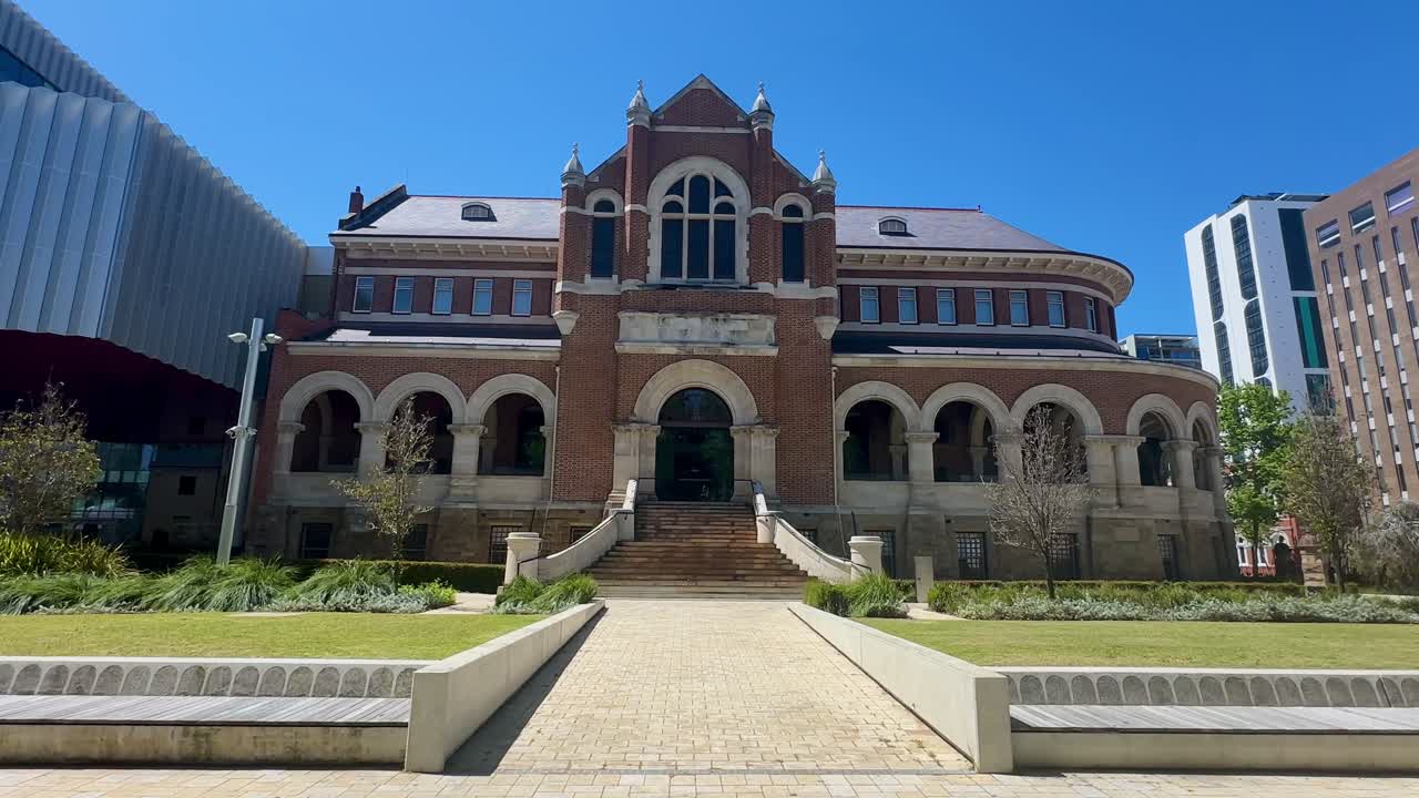 Historical Brick Building on a Sunny Day