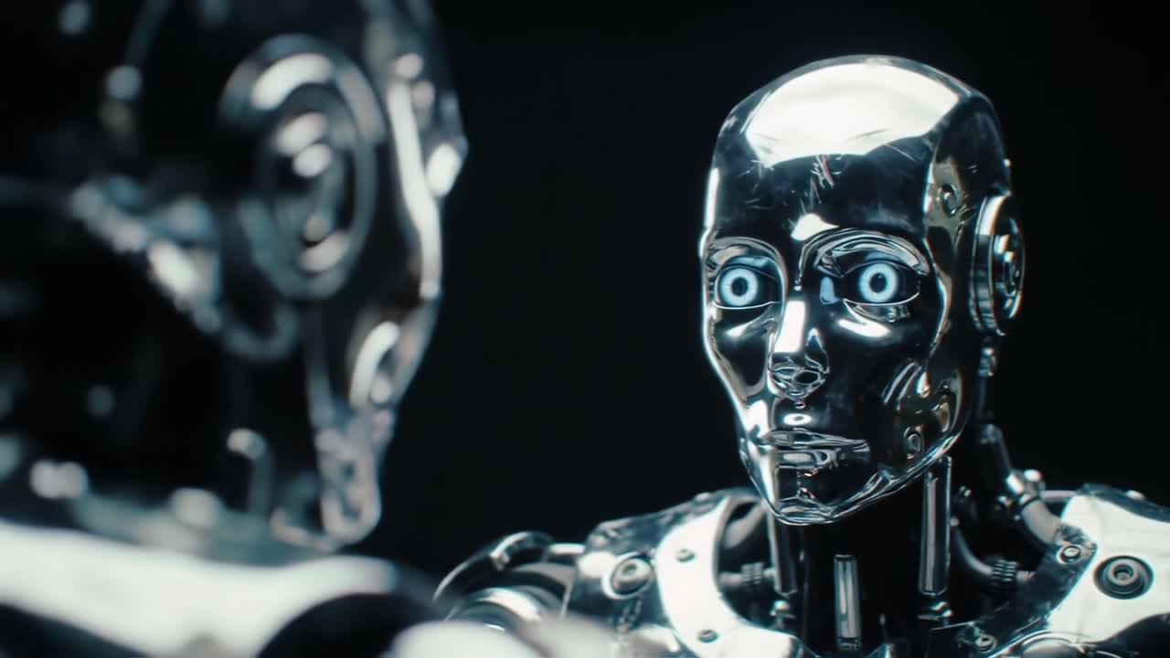 A Reflective Journey: Exploring the Intricate Details of a Futuristic Robot's Human-like Features and Emotions in a Hypothetical Conversation with Itself