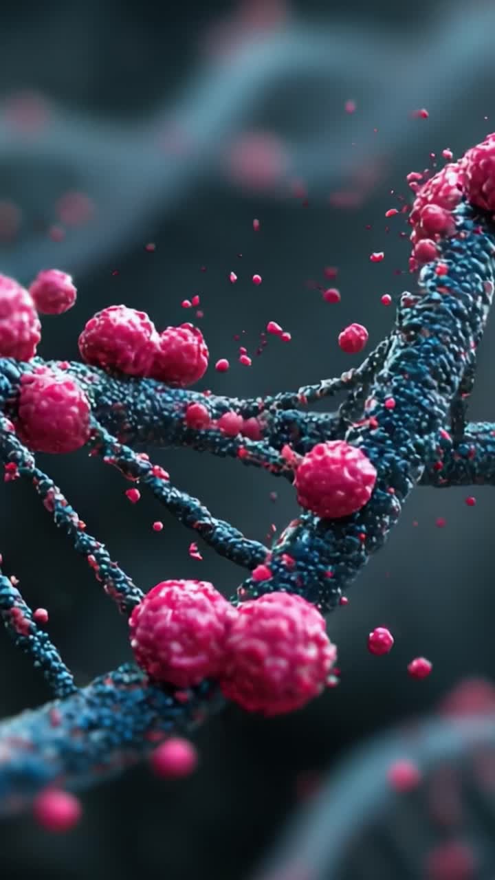Esplorando le complessità del DNA: un'analisi approfondita della struttura e della funzionalità del materiale genetico con vivace attività cellulare