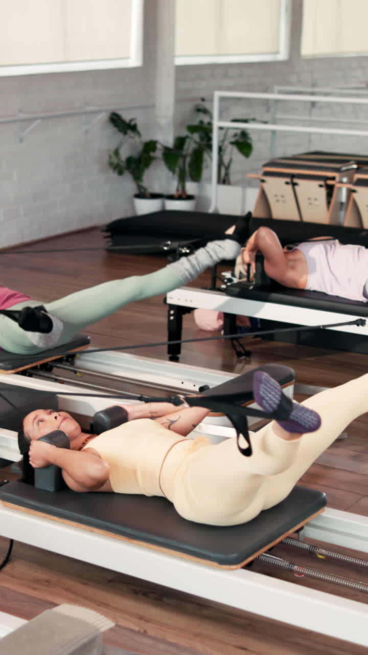 Lezione di Pilates Reformer
