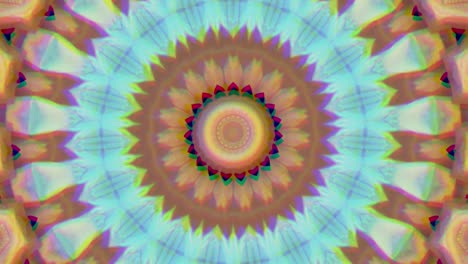 el fondo abstracto de 4k, el bucle de fantasía en movimiento dinámico, el caleidoscopio.