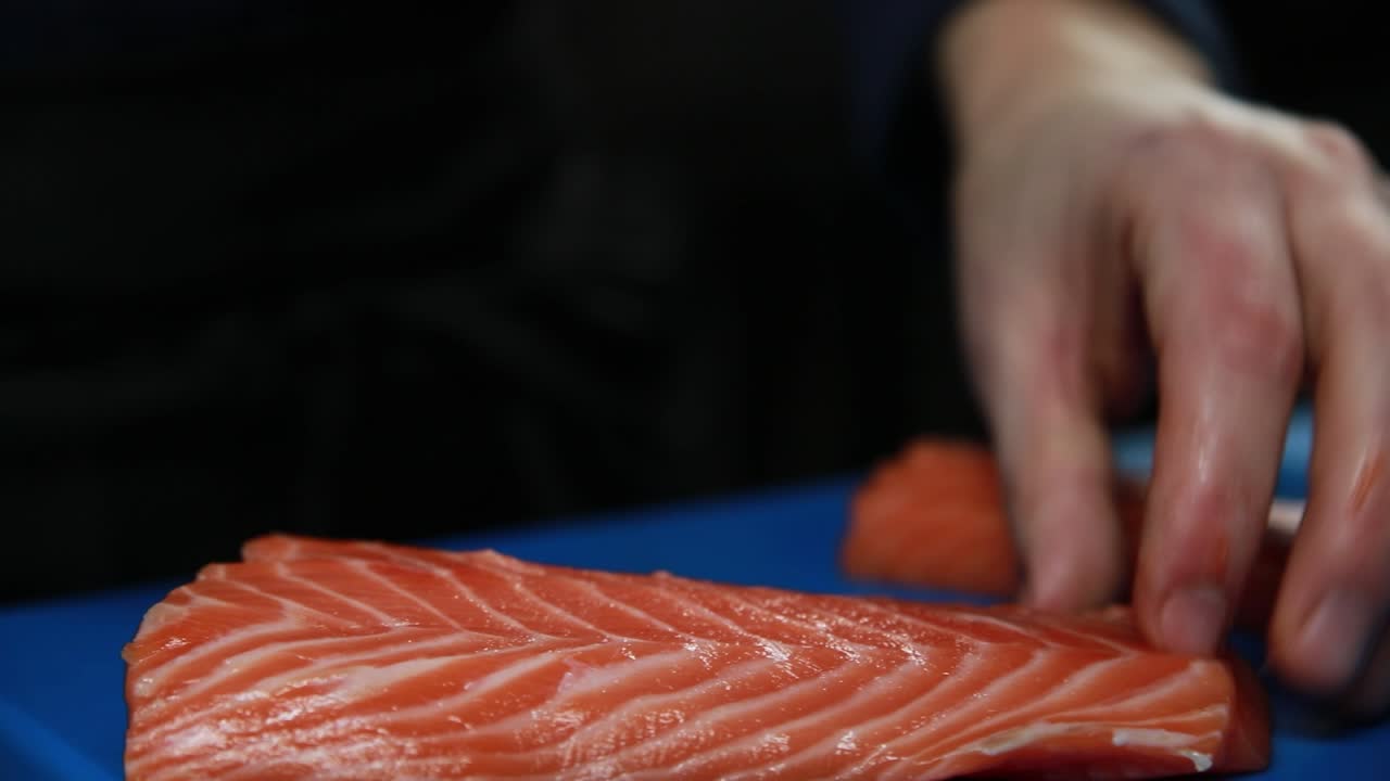 preparación del salmón