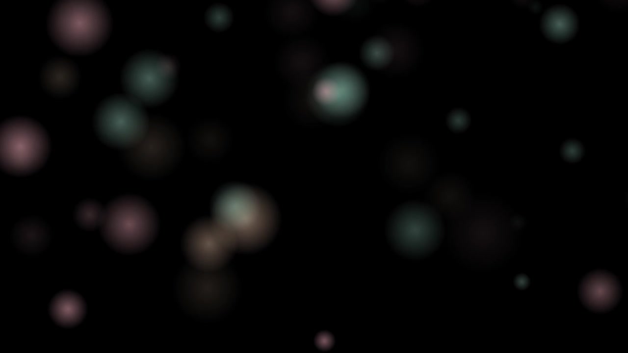 Abstract Background with Soft Glowing Bokeh Lights