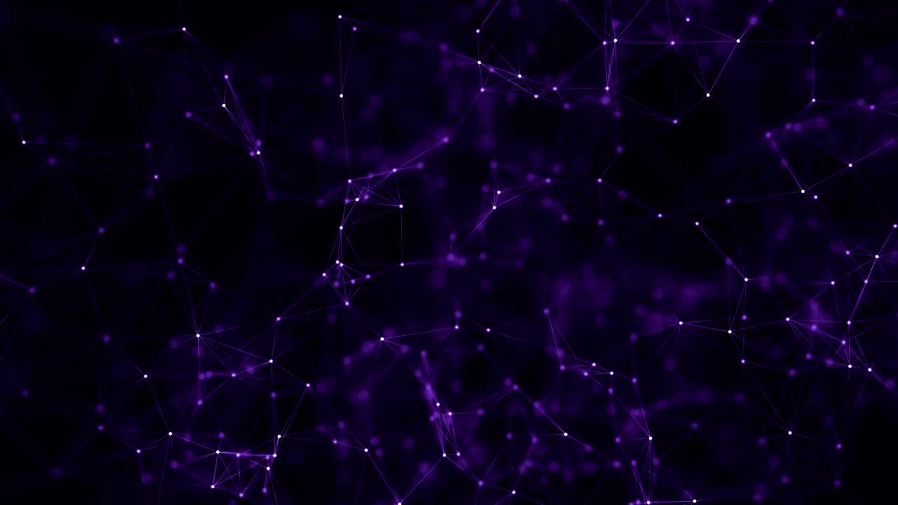 abstract loop color geometrical background with lines and dots