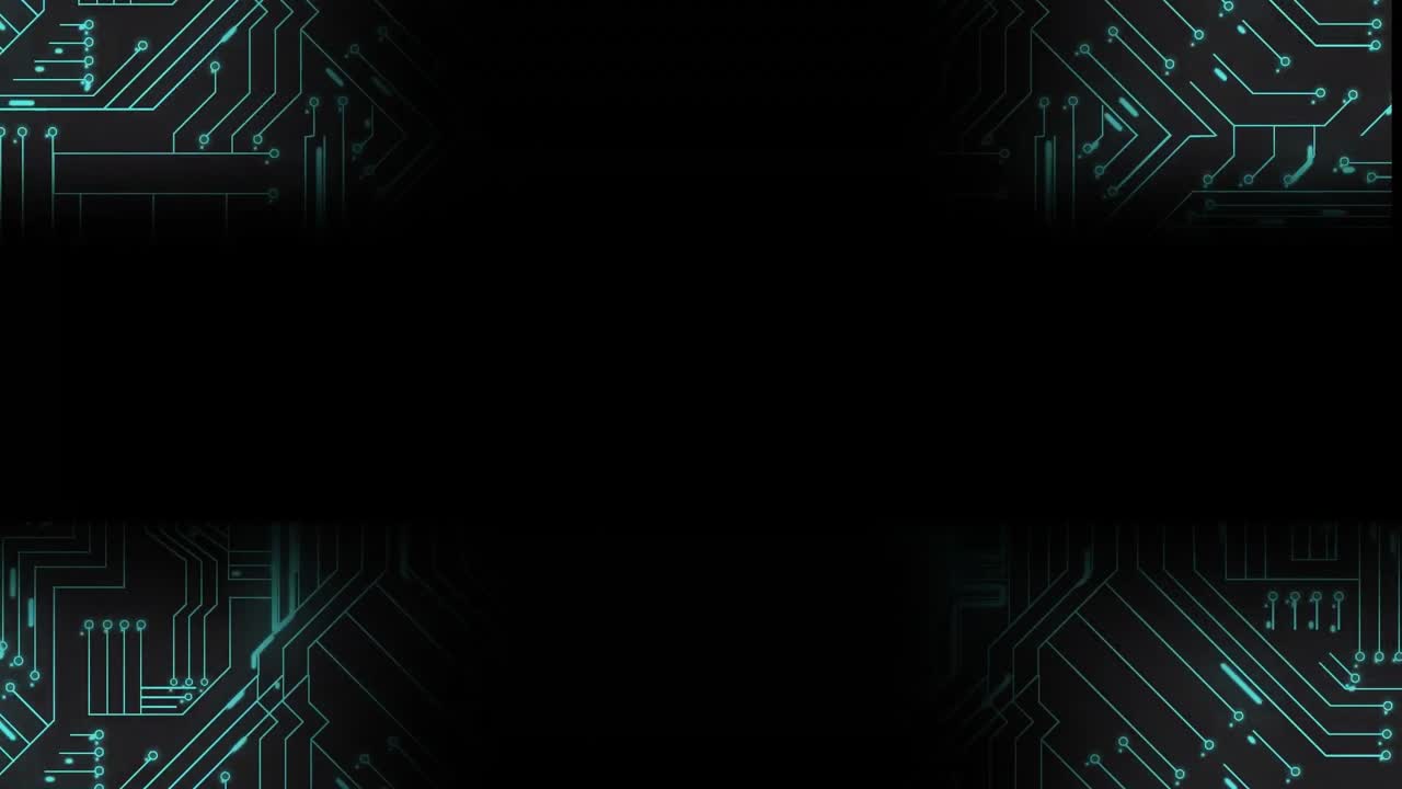Animation of data processing over computer circuit board