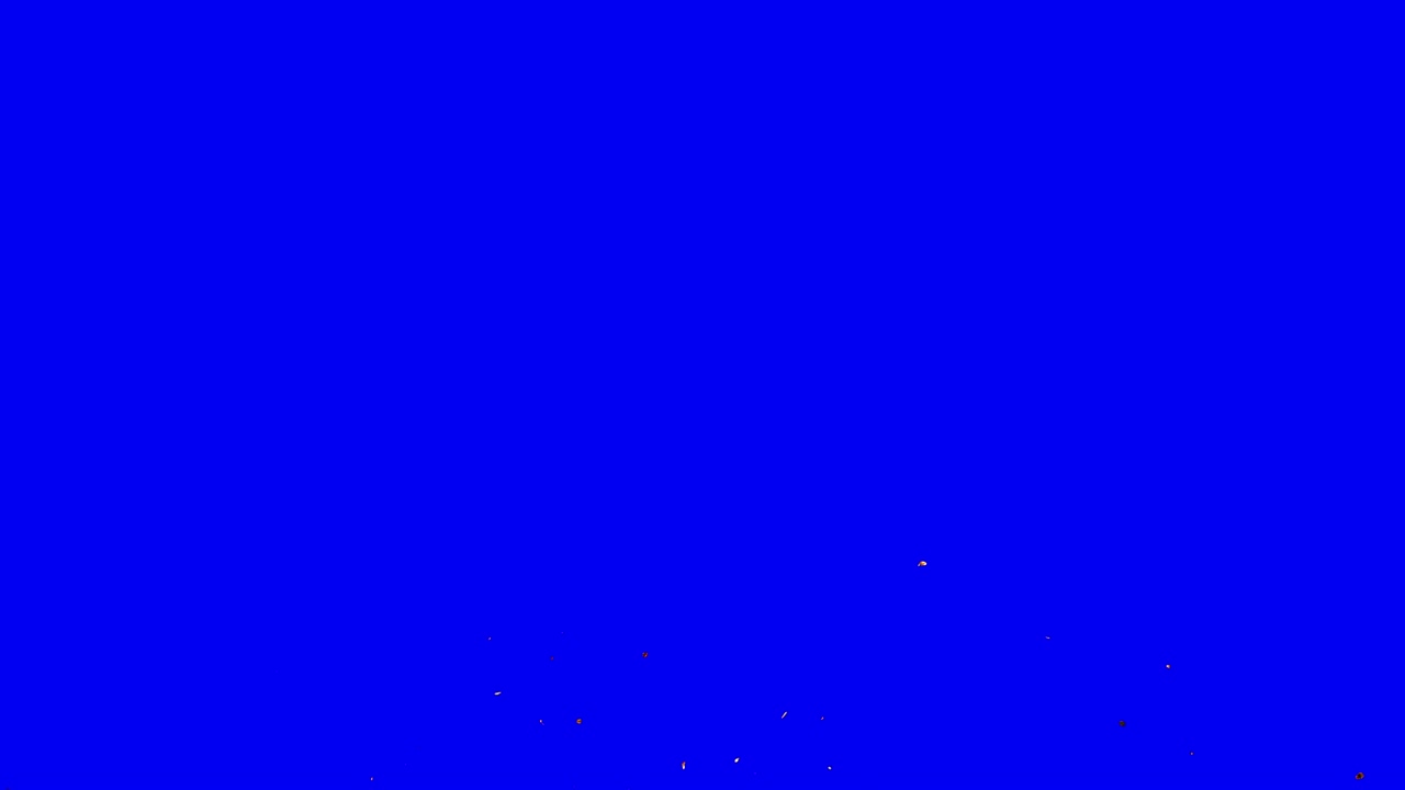 다채로운 콘페티가 4k 화면 에서 분리 된 알파 채널과 파란색으로 폭발합니다.