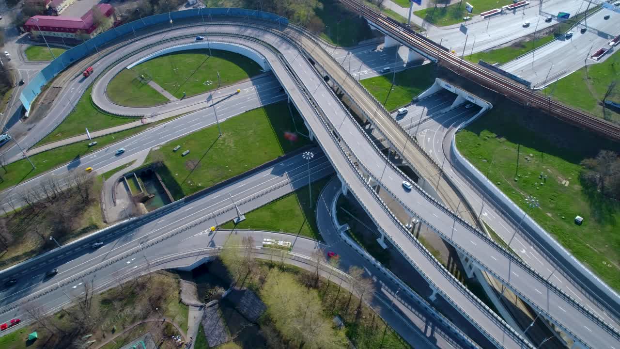 고속도로 교차로 조감도