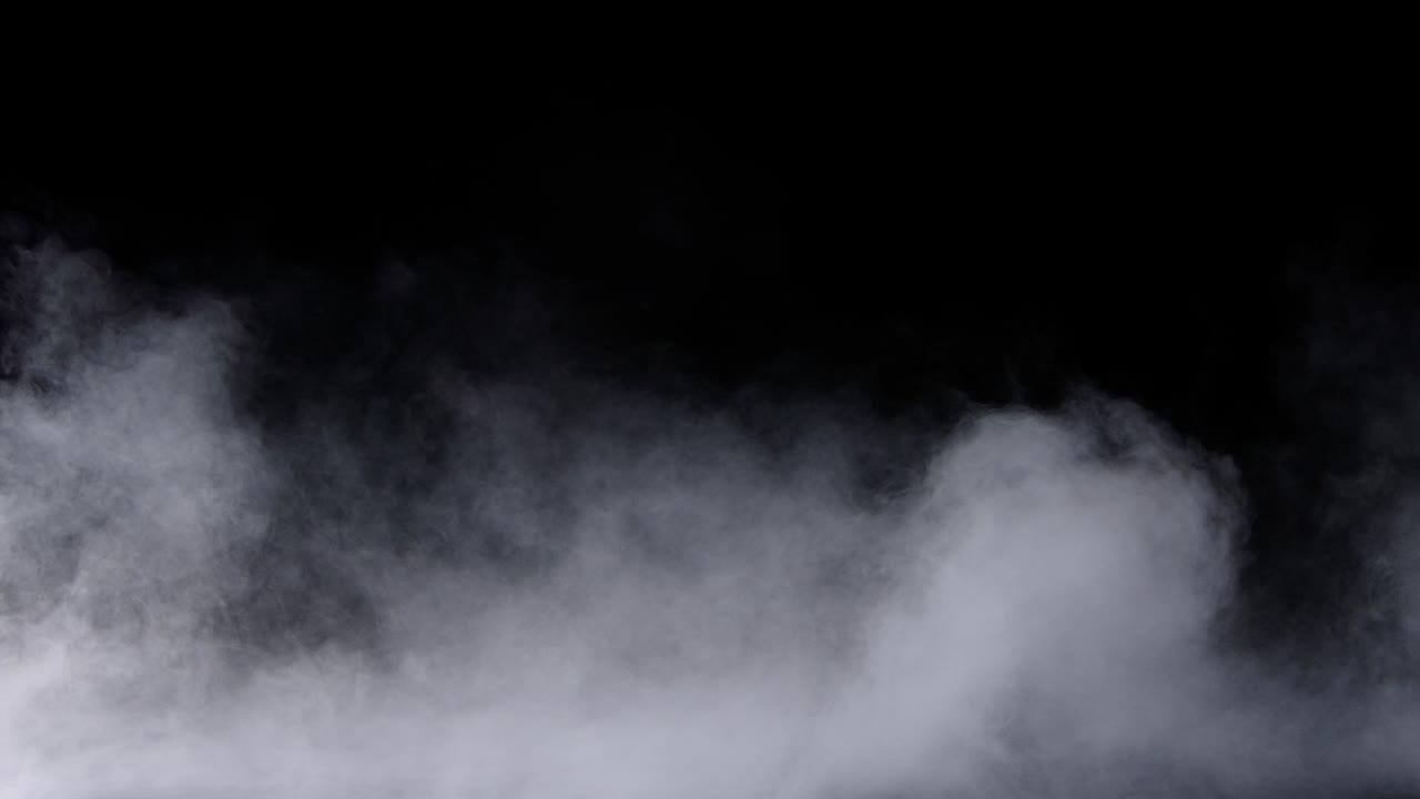 hielo seco realista nubes de humo niebla