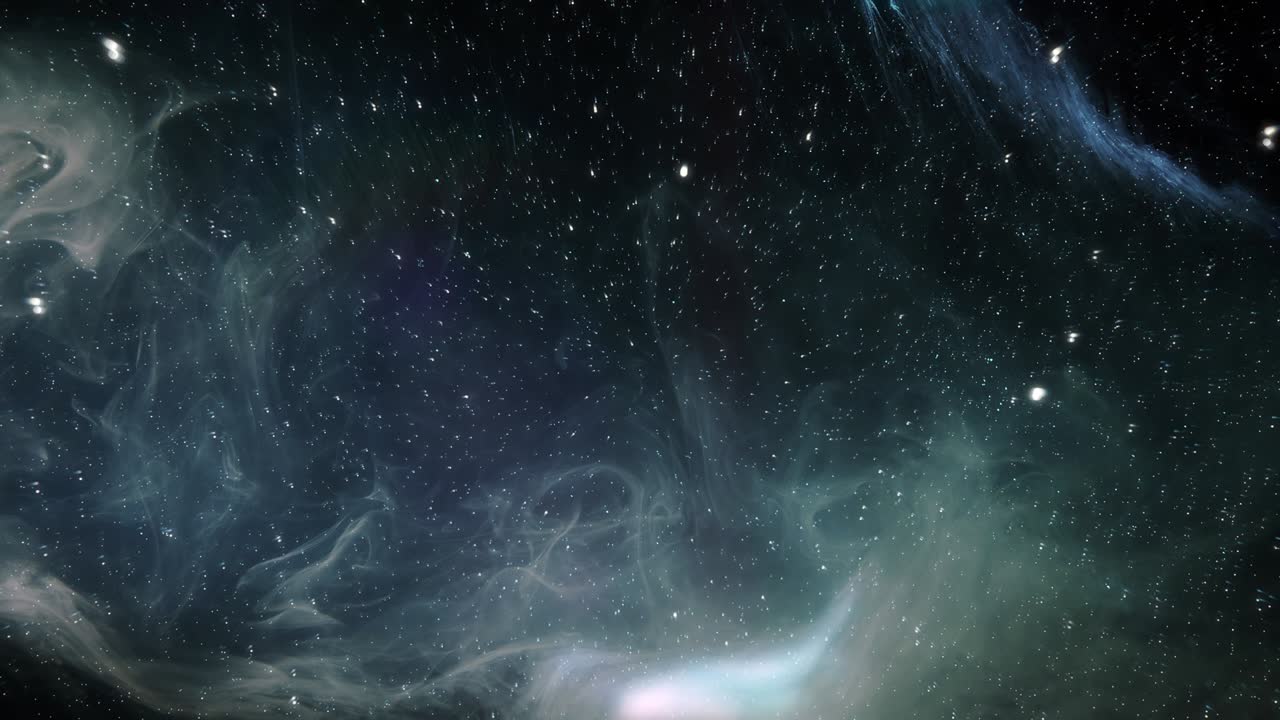 4k partículas abstractas en bucle de fondo - sensación de espacio