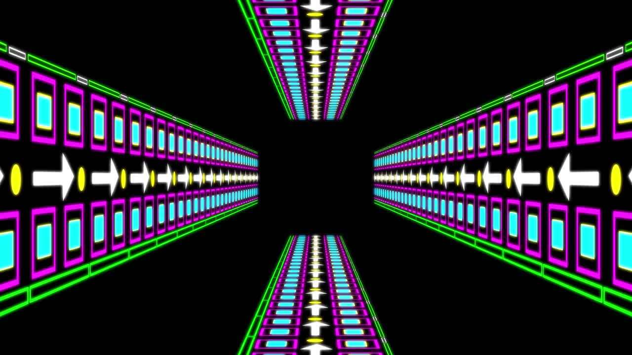 el progreso del túnel cibernético animación gráficos de movimiento
