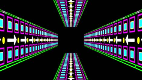 el progreso del túnel cibernético animación gráficos de movimiento