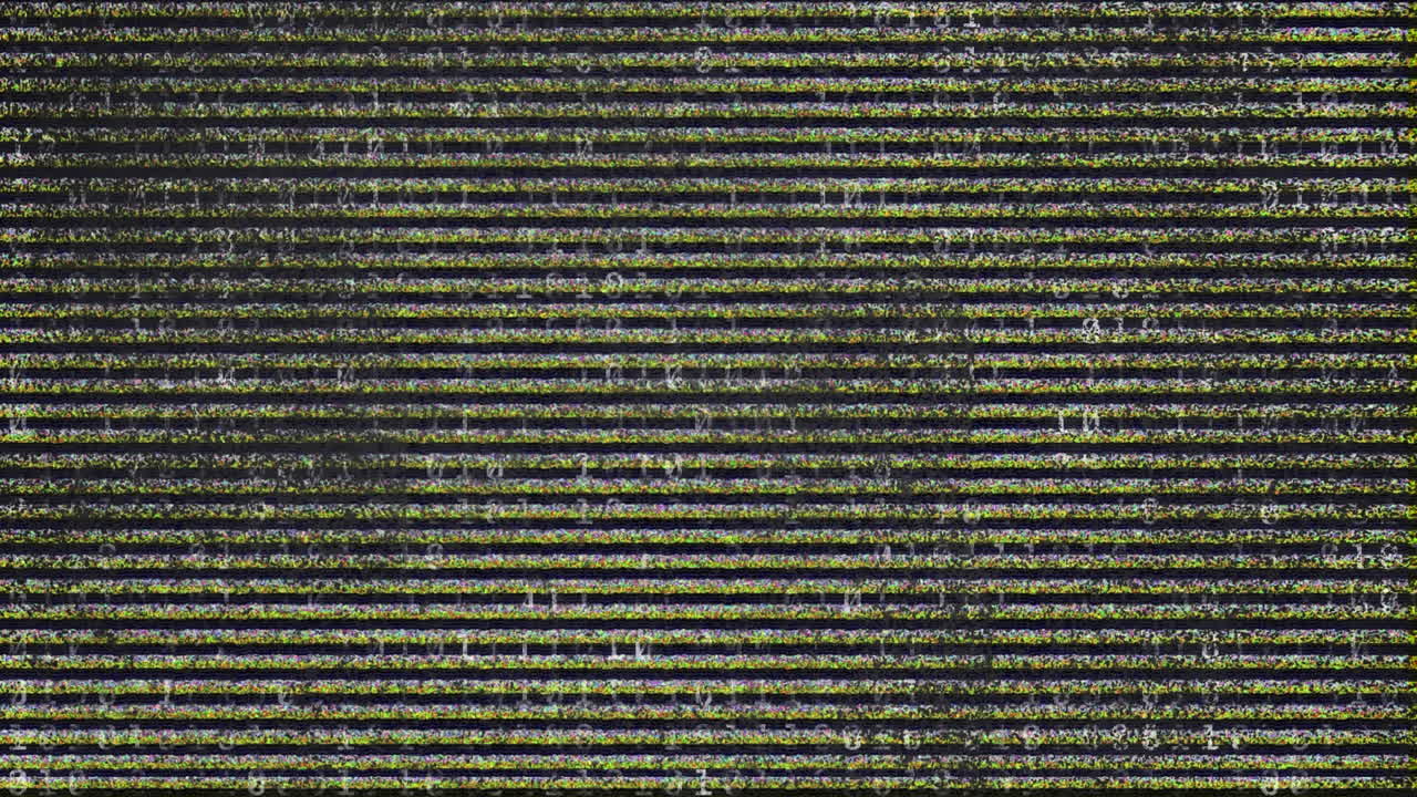 Television static moving background