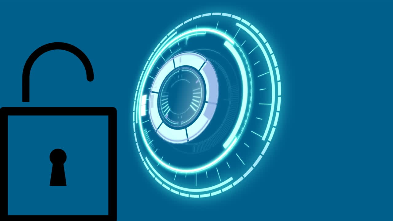 animación del círculo de carga sobre el candado