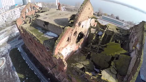 gergart mill in volgograd aerial view