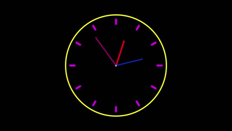 icono aislado de reloj de tiempo para el diseño de relojes. icono de reloj en estilo plano, temporizador en fondo negro. reloj de negocios.