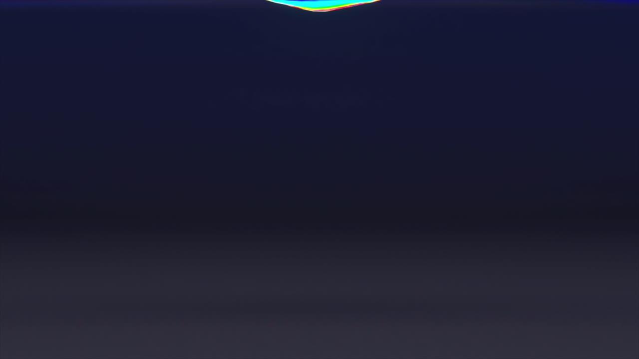 추상적인 이리데스 액체 유리 모양