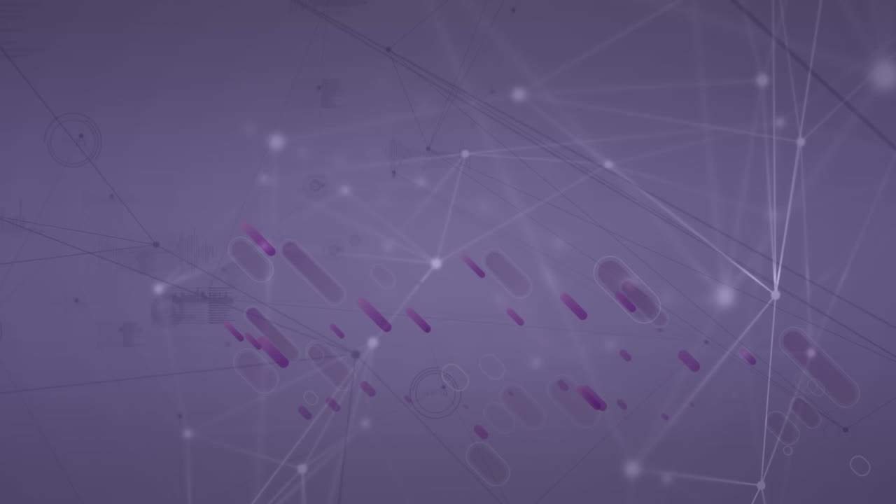 animación de redes de conexiones a través de