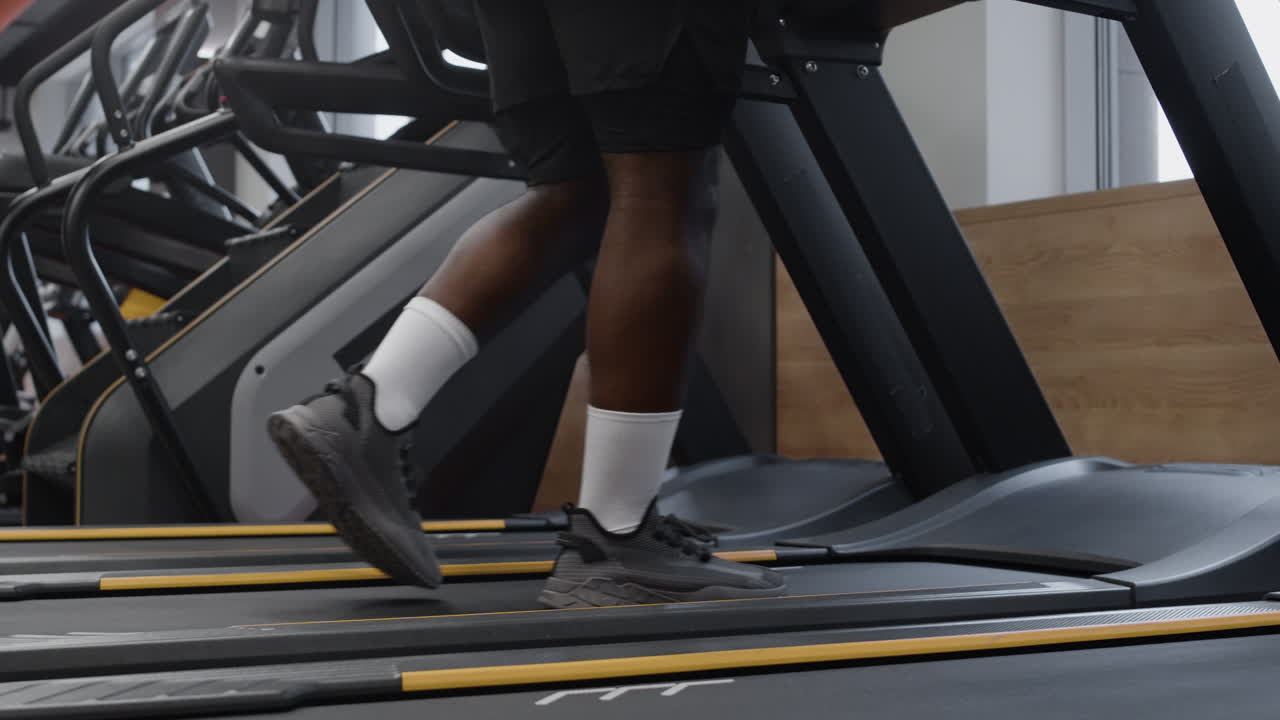 Man Walking on a Treadmill