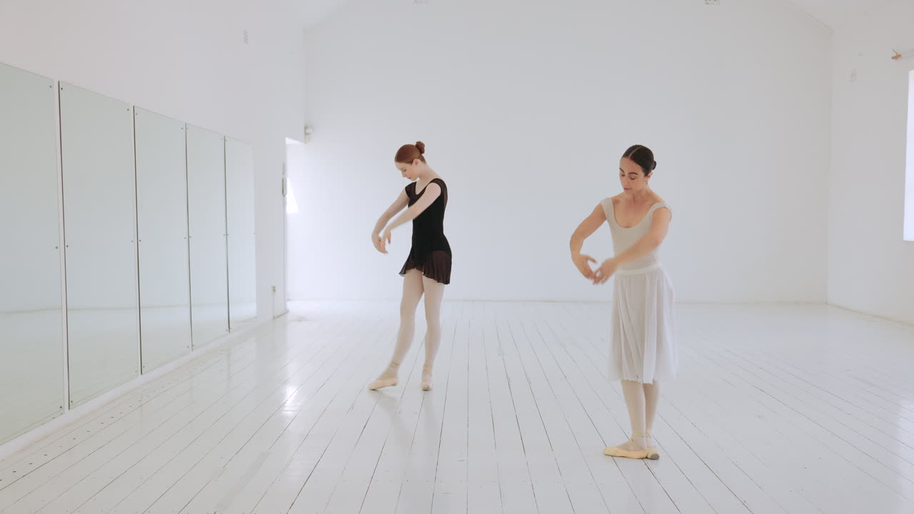 발레 댄서, 훈련과 우아한