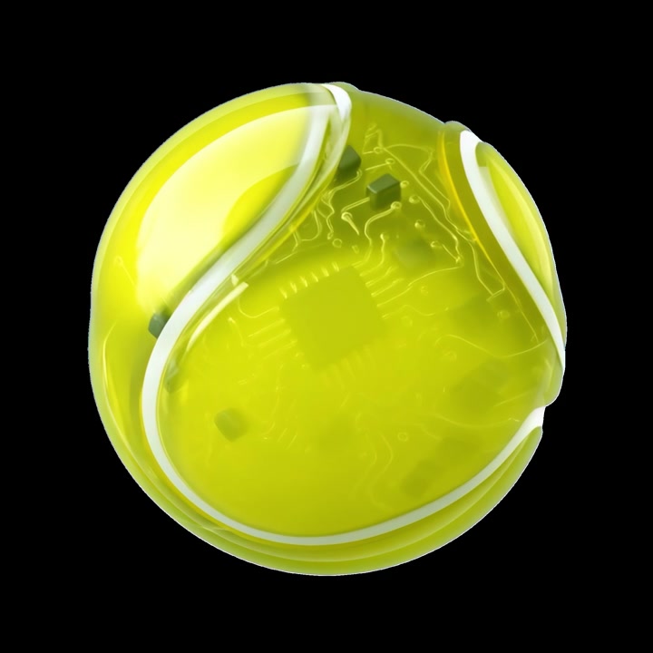 Entegre Devre Kartı Tasarımlı Dönen Tenis Topu
