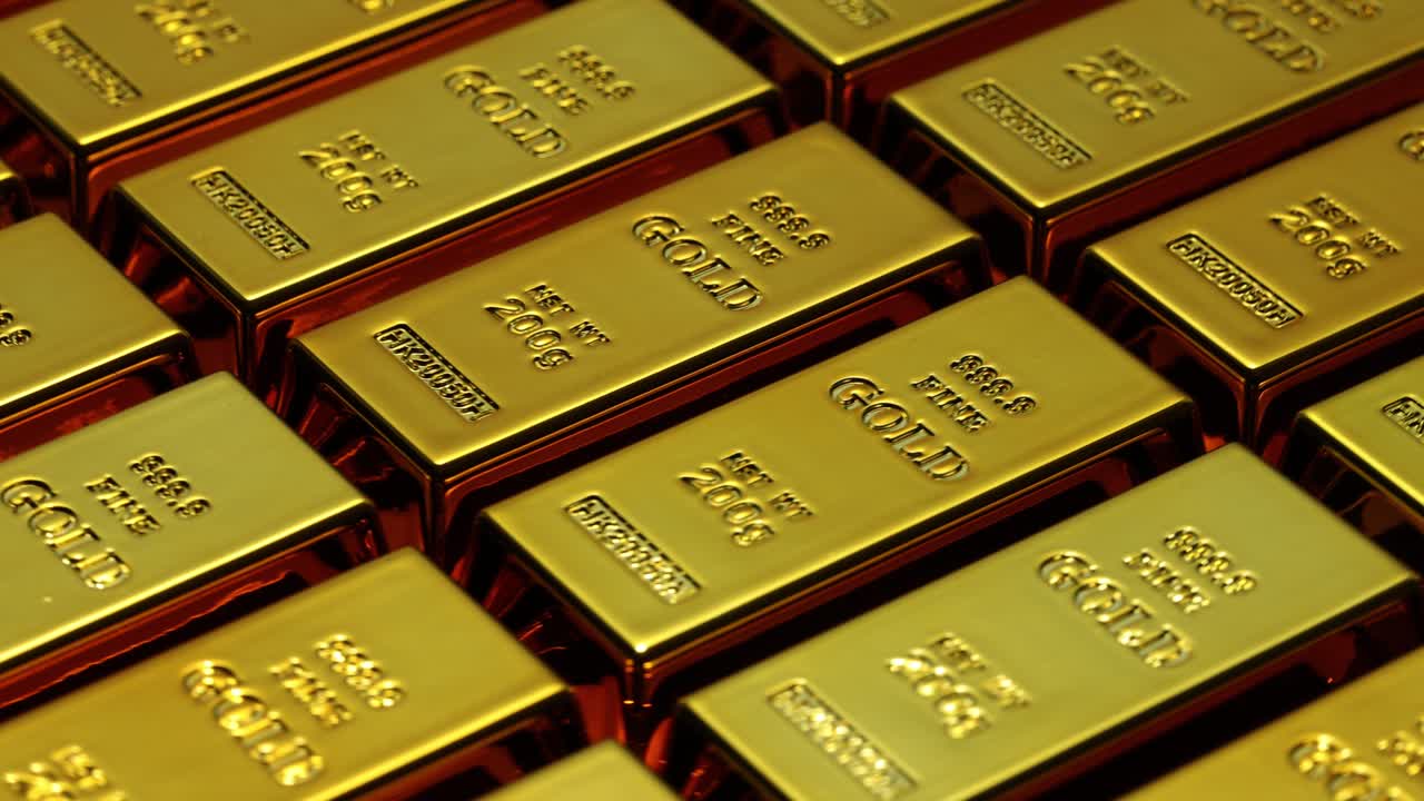 Stacks of Gold Ingots