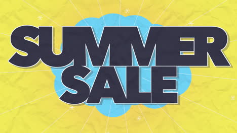 Summer-Sale-on-cloud-with-retro-lines