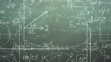 Closeup-mathematical-formula-and-elements-on-blackboard-4