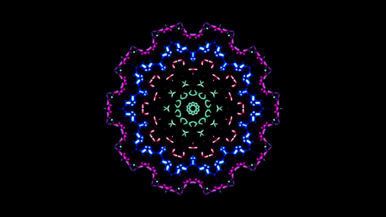 fondo negro. para el espectáculo, coloridos adornos brillantes. forma redonda