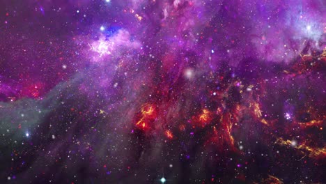 la superficie de la nube nebulosa tiene forma de montaña que se mueve en el universo