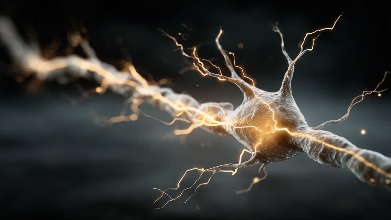Exploring the Fascinating World of Neurons: A Detailed Visual Representation of Neuronal Activity and Electrical Signaling in the Nervous System