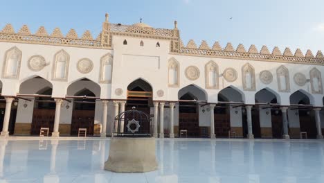 impressive al-azhar mosque with its beautiful decorative architecture; cairo