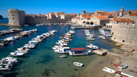 Casco-Antiguo-De-Dubrovnik,-Dalmacia,-Croacia