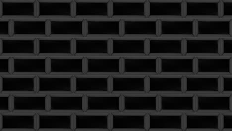 black brick pattern on concrete wall