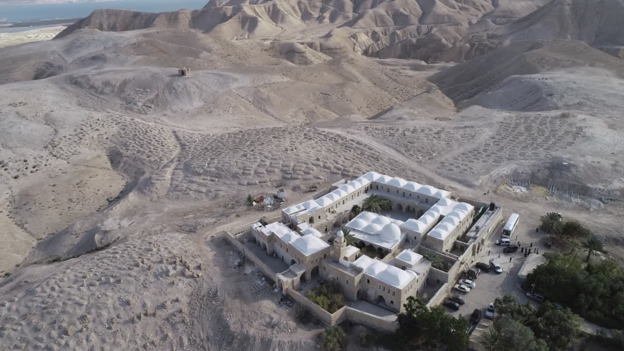 sitio y mezquita de nabi musa en el desierto de judea, israel tumba del profeta moisés