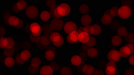 animation of red bokeh with subtle drift and flicker