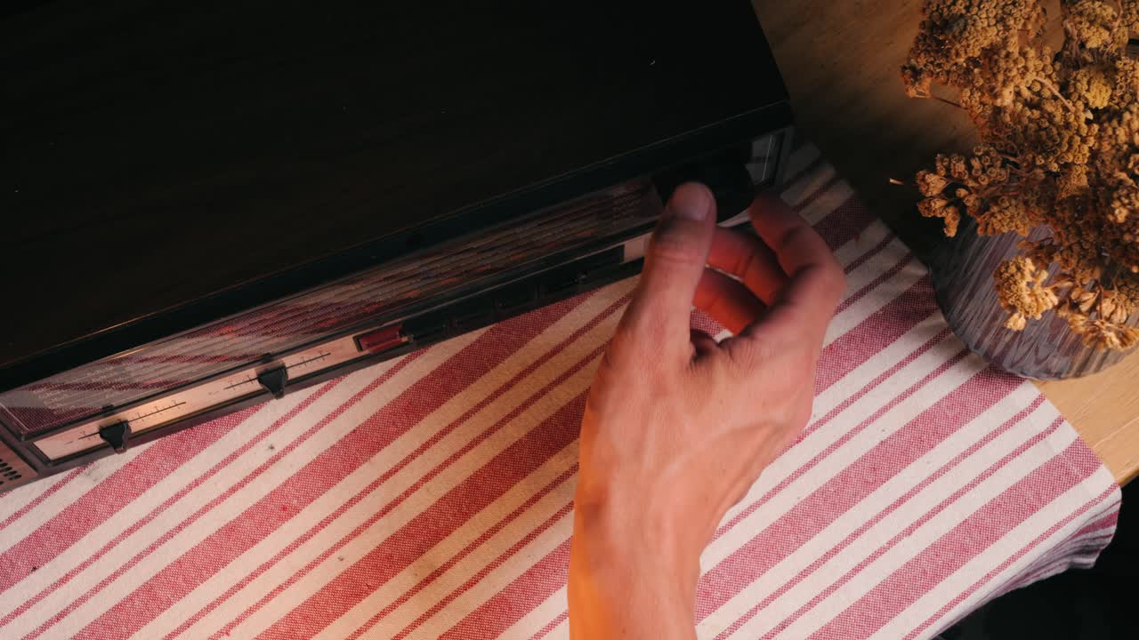 Adjusting an Old Radio