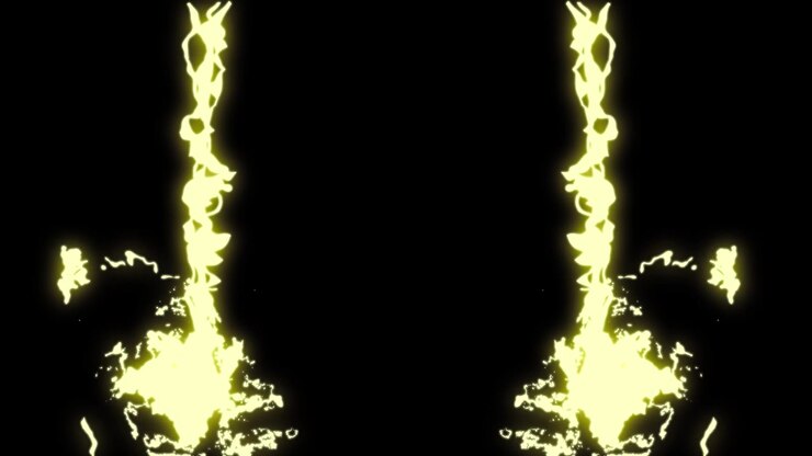 Animazione energia fulmini e tuoni grafica in movimento